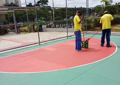 Pintura da Quadra Poliesportiva